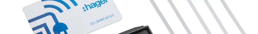 Kit d'accessoires Hager pour station de charge électrique 