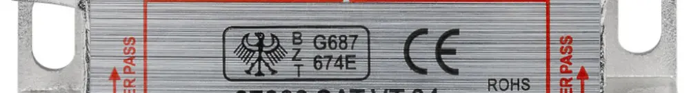 Distributore F TELA 4 volte, attenuazione della distribuzione 8.5…11.0 dB 