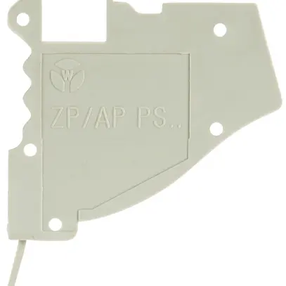 Piastra terminale Wieland ZP/AP PS V0 grigio 