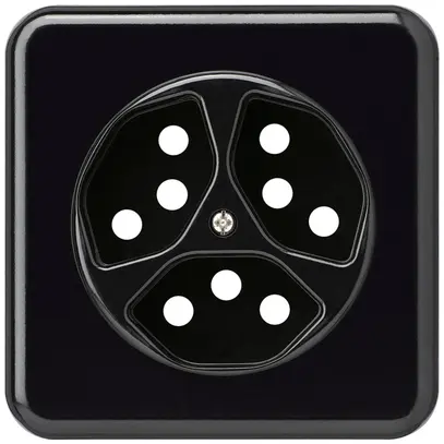 Kit frontale INC basico 3×tipo 13 nero 86×86mm 
