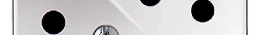Presa INS ATO 2×T13 bianco 2moduli 