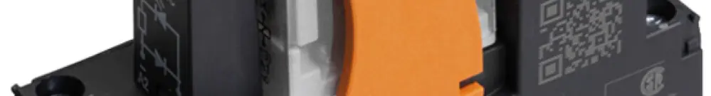 Relè WM CRMKIT S L/D 2CO 12A AgNi 19.2…26.4VDC LED raccordo a vite RT I 