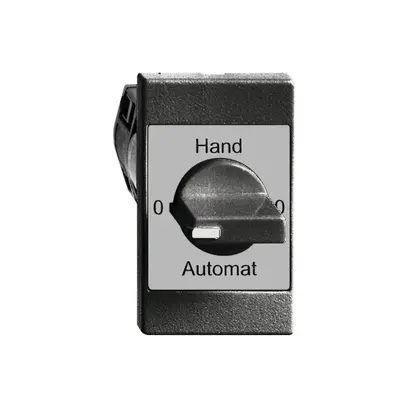 Interruttore rot. INS 0-Hand-0-Auto FH 2/1L nero con manopola 