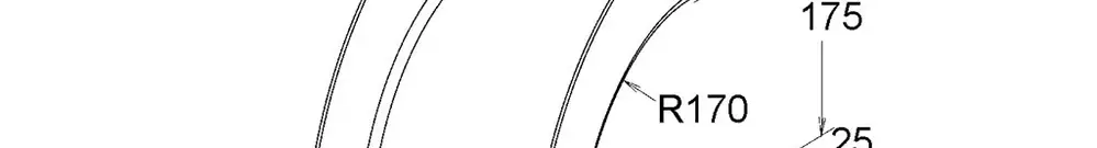 Gomito esterno EBO 100×80mm 