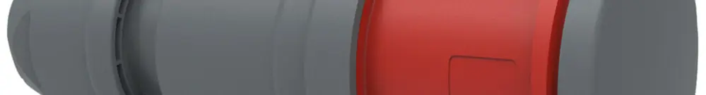 Prise mobile CEE Bals INNOLINQ-Design 4P 63A 400V rouge 6h IP44 borne sans vis 