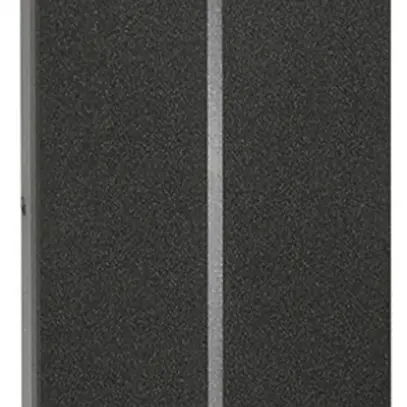 Coperchio tasto Living Now 1 modulo con finestra di illuminazione nero 