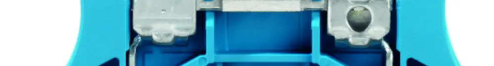 Morsetto di passaggio Weidmüller WDU connessione a vite 4mm² TS35 blu 