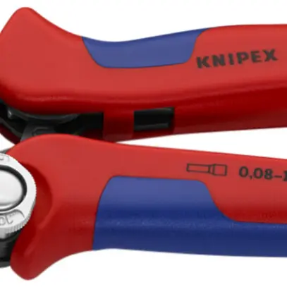 Pince à sertir KNIPEX auto-ajustable pour embouts 180mm 