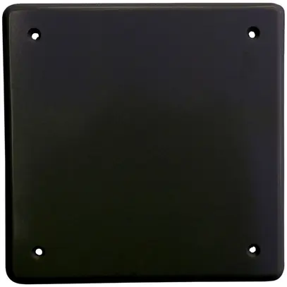 Placca di copertura INC III 4fori di fissaggio nero 