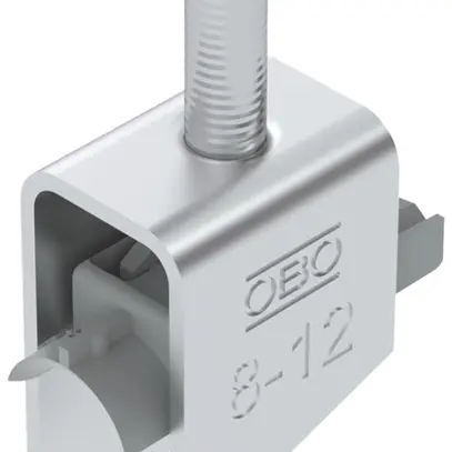 Fixation rapide BET 2056 pied à N matière synthétique 8…12mm 1×câble aluminium 