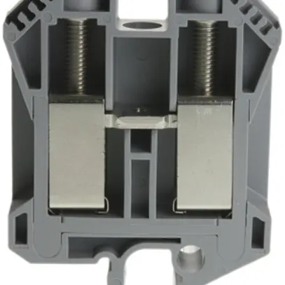 Borne de passage joignable Woertz 25…50mm² 125A 1000V vis 2×1 barre G gris 