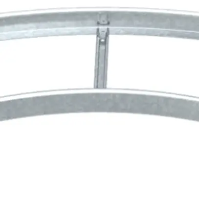 Gomito 90° orizzontale Bettermann 300×60mm zincata 