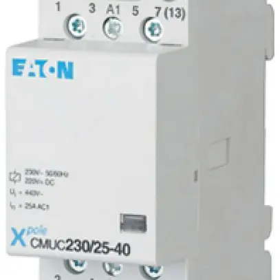 Contacteur AMD Eaton CMUC230/25-40 195.5…253VUC 4F 25A sans bourdonnement 2UM 