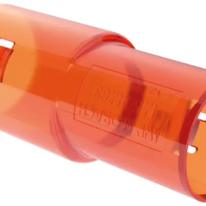 Manicotto di giunzione CRALLO Ø50/63mm trasparente arancione 