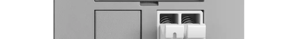 Prise audio Push Type EDIZIOdue F, 1×, kit d'inscription, silver 