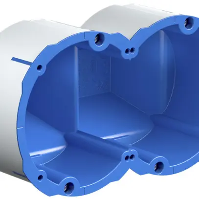Boîte pour paroi creuse AGRO 2×1 Quickbox Maxi Ø83mm isolation phonique 