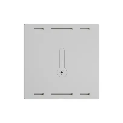 Comando per sensore temperatura ambiente EDIZIOdue Wiser 60×60mm grc 