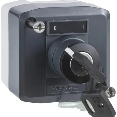 Interrupteur rotatif AP Schneider Electric 0-I 1F XAL-D144 avec clé 