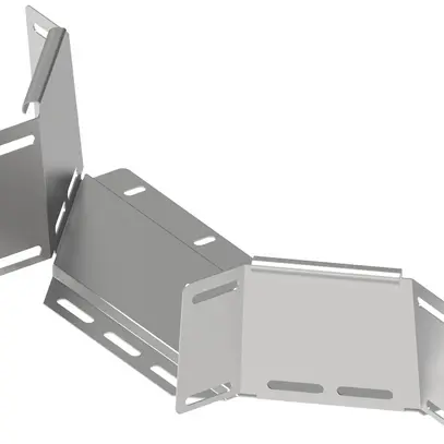 Sortie en T Lanz Oensingen ZMA 110×600mm acier zingué en continu zinc-aluminium 