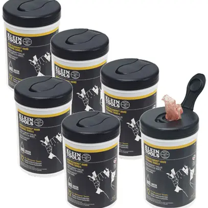 Lingette de nettoyage KLEIN TOOLS 6 boîtes à 72 pièces 