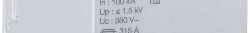 Modulo ad innesto Hager SPA 240V 100kA 1.5kV 2UM 