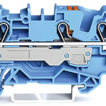 Morsetto di passaggio WAGO Top Job-S 6mm² 3L blu serie 2206 