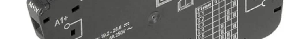 Relè a tempo WM TRS T 24VDC 1CO M3, ingresso di controllo, 1W 6A, a vite 