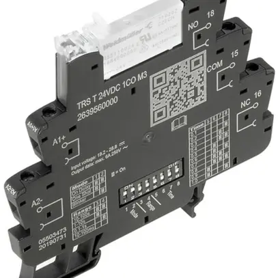 Relè a tempo WM TRS T 24VDC 1CO M3, ingresso di controllo, 1W 6A, a vite 