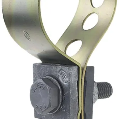 Collare di messa a terra Flury Cu zincato, tubo max.Ø 114.3mm 