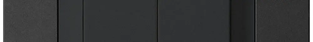 Poussoir ENC kallysto.pro 2×A-R/1P noir 
