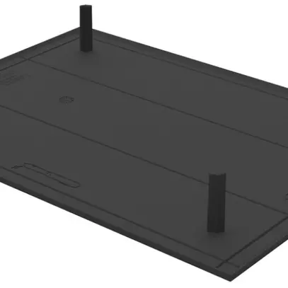 Plaque de recouvrement pour Multibox Compact 272×202mm noir 