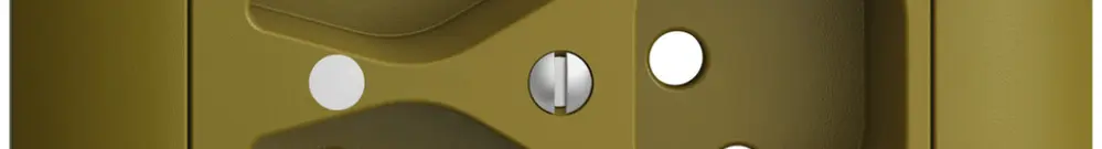 Kit frontal ENC EDIZIOdue olive 88×88mm 3×T13, lentille, 