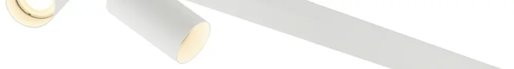 Plafoniera SLV KAMI GU10 3×0…10W 700×125mm bianco 