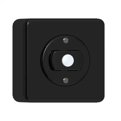 Interruttore/pulsante lum.AP CLASSIC 6/1L nero 