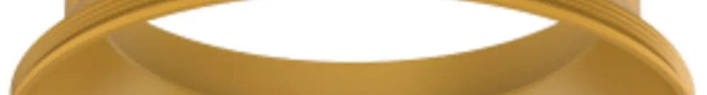 Anneau décoratif DOTLUX pour luminaire LED SLIMvario, Ø78×24mm, aluminium, or 