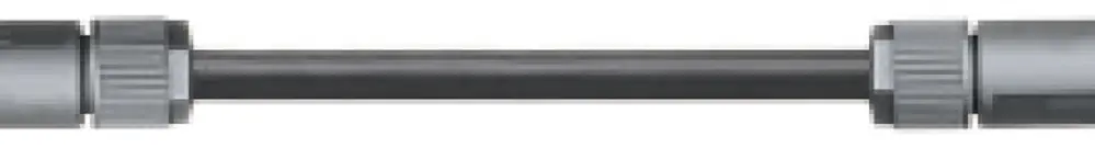 Fiche/prise Wieland RST16I3KSBS 15 50SW 5m 3L 1.5mm² noir 