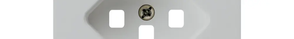 Placca frontale kallysto T23 grigio chiaro 60×60 per presa con morsetti innesto 