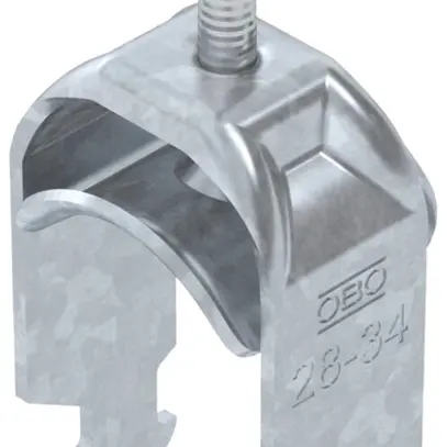 Schnellverleger BET 2056 H-Fuss Metall 28…34mm 1×Kabel Stahl tfZn 