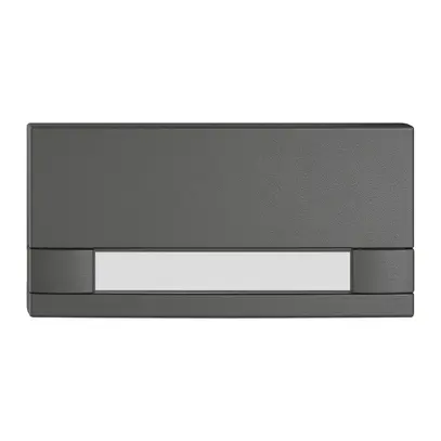 Pulsante 1/2 EDIZIO.liv SNAPFIX® p.KNX&UNI s.LED c.targ.comando 2 tasti grs 