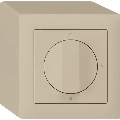 Interruttore rotativo AP kallysto 1/1L beige con manopola 