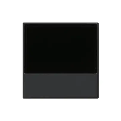 Termostato ambiente INC kallysto A KNX s/e-link con tasti nero 