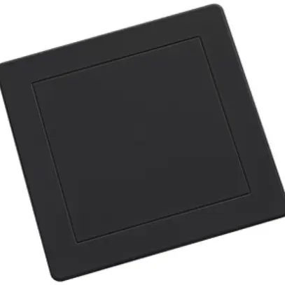 Couvercle à broches HSB Weibel 130×130mm Design EDIZIO.liv noir 