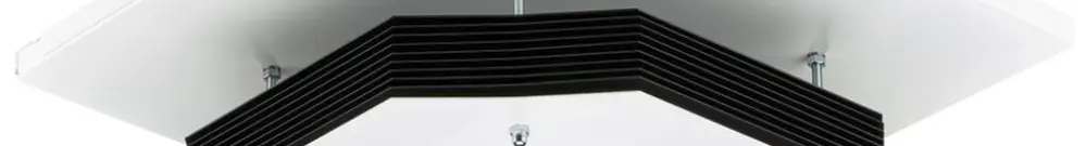 Unité de désinfection d'air UV-C Philips UPPER AIR SMB 38W plafond blanc/noir 
