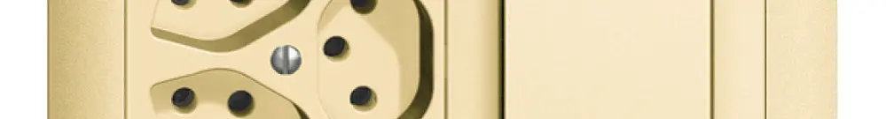 UP-Kombination EDIZIOdue 3×T13+3/1P vanille, horizontal 