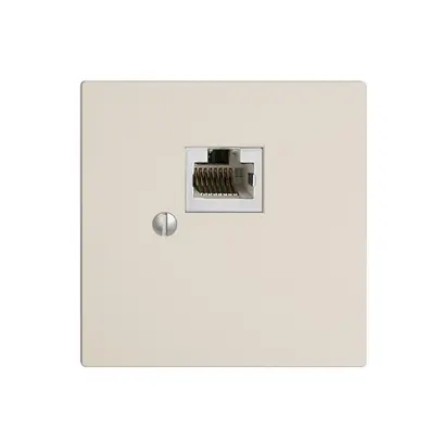 Boîte ENC 1×RJ45/s 8P EDIZIOdue crema, R&M swissline 