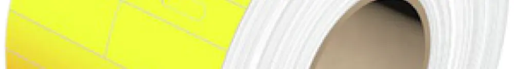Étiquette Weidmüller THM ET 12.8×31mm polypropylène, jaune 