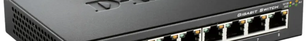 Switch D-Link DGS-108/E, 8-port unmanaged Gigabit 