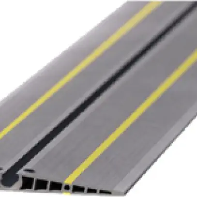 Canale guidacavi a pavimento ELBRO 215×18mm 2m giallo/nero 