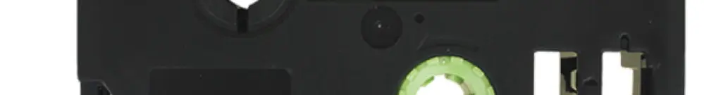 Schriftbandkassette kompatibel zu OZE-611, 6mm×8m, gelb/schwarz 