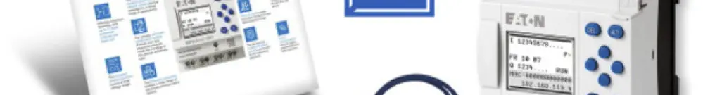 Pack de démarrage ETN avec EASY-E4-UC-12RC1, câble patch et licence de logiciel 